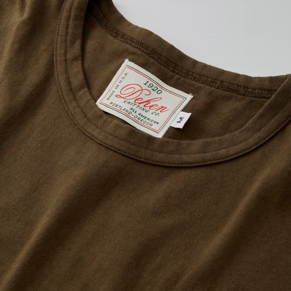 Dehen Knitting Co. 1920 Tee Shirt Men’s L Made In USA Heavy Duty Knitting Co - Picture 3 of 6